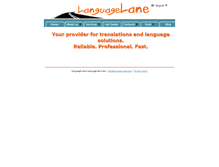 Tablet Screenshot of language-lane.com